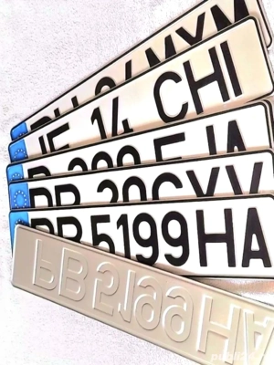 numere auto ornamentale personalizate  - imagine 4