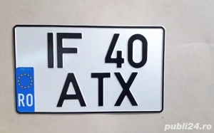 numere auto ornamentale 