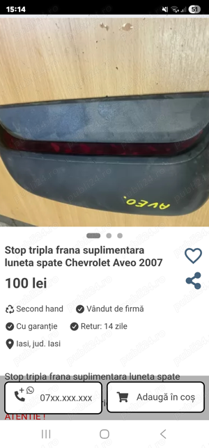 Vînd divrese piese de chevrolet 2005 