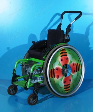 Scaun cu rotile activ din aluminiu Sorg - imagine 2