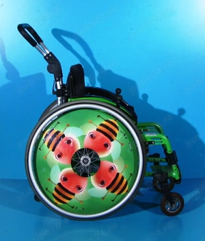 Scaun cu rotile activ din aluminiu Sorg - imagine 4