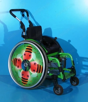 Scaun cu rotile activ din aluminiu Sorg - imagine 3