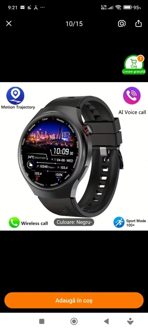Vând ceas smartwatch GT6 pro max 
