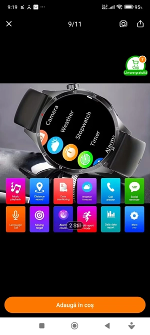 Vând ceas smartwatch GT6 pro max  - imagine 2
