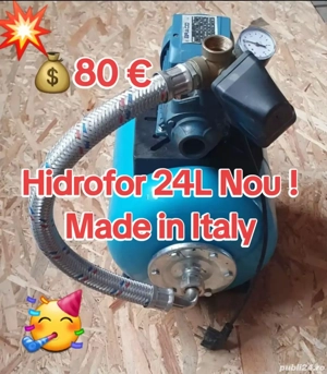 Hidrofor 24L made in Italy