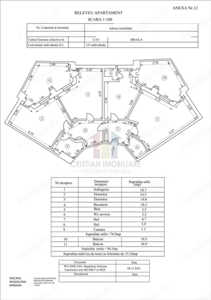 Faceti o Oferta! Hexagoane 3 camere 96 mp vedere la Dunare etaj intermediar