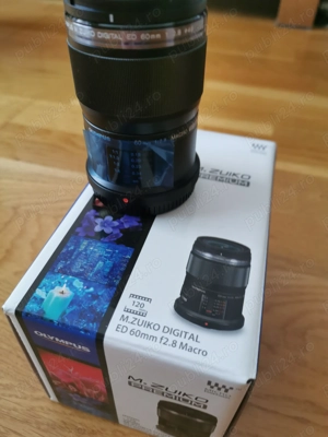 Obiectiv MFT Olympus M.Zuiko ED 60mm f2.8 Macro