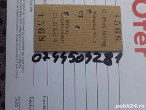 vand bilet de tren vechi