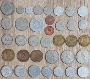 36 monede ani diferiti si 3 bancnote - imagine 3