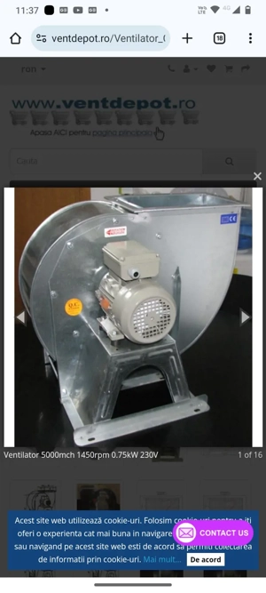 ventilator -0,75---2 kw --3000 rot