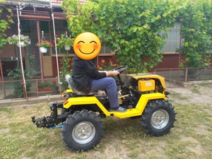 Vând Schimb Minitractor diesel 18 cp, plug și freză tractată! - imagine 8