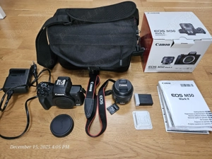 Canon EOS M50 Mark II, aparat Foto Mirrorless 24MP - imagine 4