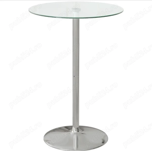 Masa de sticla rotunda