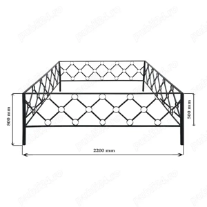 Cruce Fier Forjat Gard
