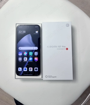 Xiaomi 15T Pro Black ca nou, 256 GB   12 GB Ram, display 144hz, liber de retea