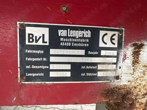 Remorca tehnologica   furajera BVL   12 m  ( electric si hidraulic ) - imagine 9