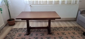 Masa extensibila - nuc inchis, lemn de fag