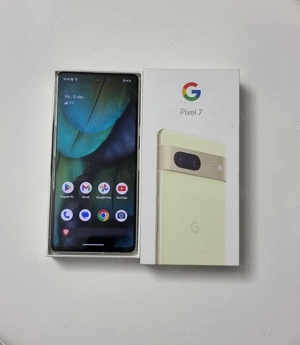 Google Pixel 7, 128GB, 8GB RAM, Android 16, verde frumos