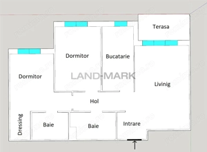 APARTAMENT 3 CAMERE 2 BAI CU LIFT STR CONSTRUCTORILOR - Padurea verde - imagine 20