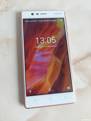 Vând Nokia 3 alb, fără probleme, impecabil și perfect funcțional [poze reale]