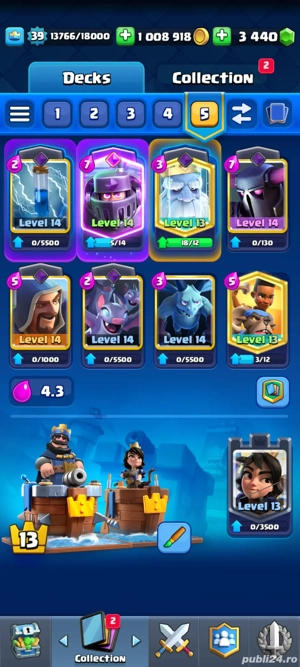 cont clash royale 9200 de trofee