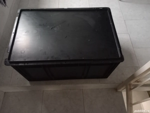 Ladă de plastic cu capac sau fără