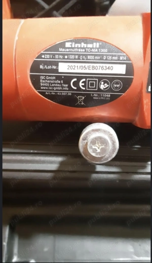 Mașină de frezat nuturi în zidărie