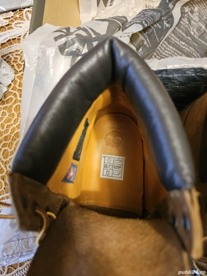 Vand Bocanci noi premium Timberland din piele naturala si impermeabila nabuc
