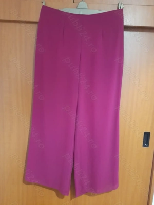 Pantaloni eleganti din voal dublat 42-44