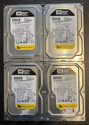 Pachet 4x HDD Enterprise WD 500GB (hard disk)