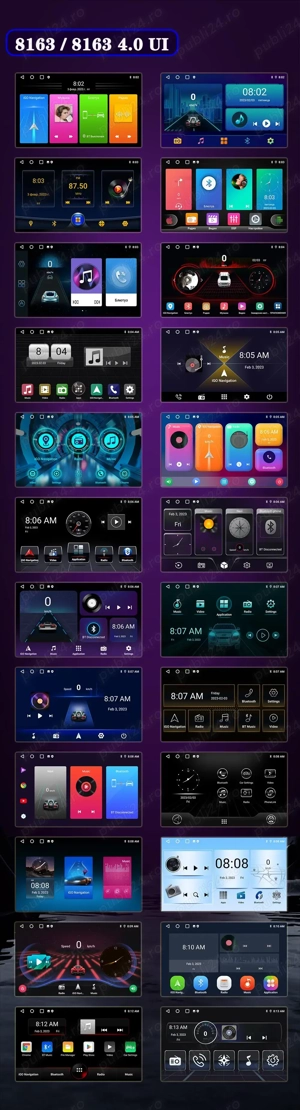 Navigatie Android 4GB RAM + 64GB VW GOLF 5 6 PASSAT B6 B7 CC Seat Leon Skoda Fabia - imagine 2