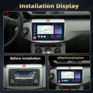 Navigatie Android 4GB RAM + 64GB Volkswagen VW PASSAT B6 B7 CC 10" inch - imagine 2