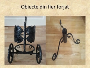 Obiecte din fier forjat realizate manual