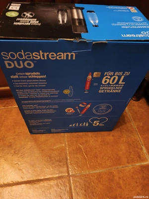 Aparat preparare sifon Sodastream Duo cu butelie quick connectcu tun c