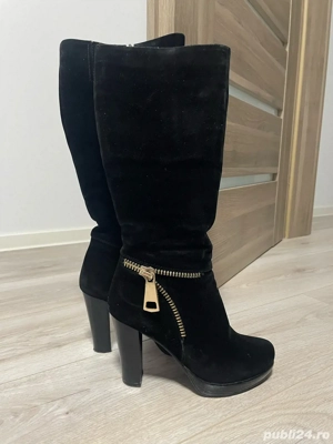 Cizme dama din piele intoarsa