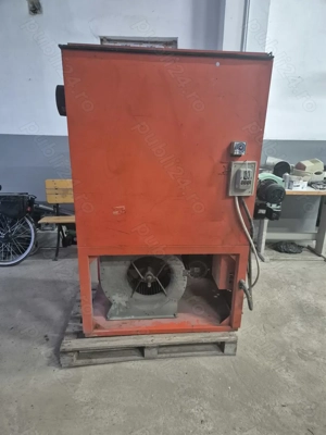 Vand suflanta aer cald pe ulei ars amestecat cu motorina