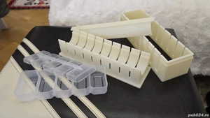 Set pentru prepararea sushi - 3 piese + cutie albă servire depozitare