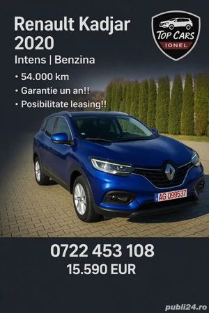 Renault Kadjar 2020 Automat Intens 