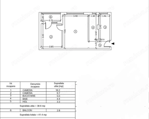 Apartament 2 camere zona Tomis III - imagine 12