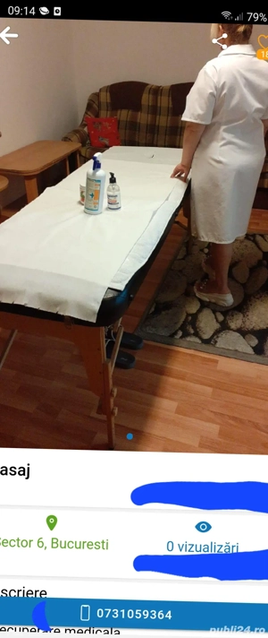 Masaj profesional terapeutic reflexoterapie 