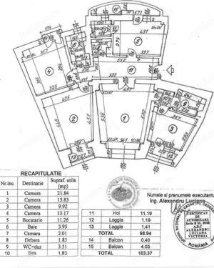 Vanzare Apartament Lux 4 Camere Bulevardul Unirii, Vedere Panoramica! - imagine 12