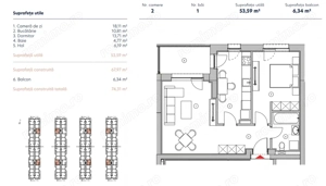 Apartament 2 Camere - 2G  / Hils Nord - Pipera - Autostrada A 3 / Comision 0%  - imagine 7