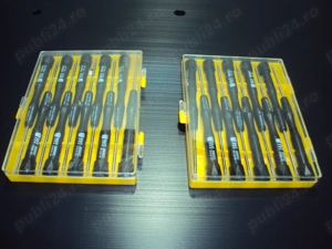 trusă surubelnite de precizie - 10 surubelnite