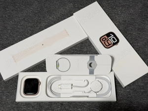 Apple Watch 10 GPS Rose Gold Aluminium 42mm Light Blush Band in garantie