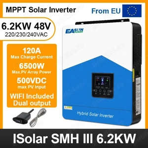 Invertor Solar Hybrid EASUN 6.2kW 48V Nou
