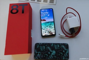 OnePlus 8T 256 GB 12GB Ram Full Box + Husa