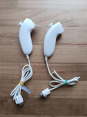 Nunchuk Original Nintendo Wii Alb - imagine 4