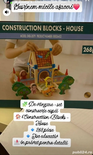 Bloc construcții 268 piese