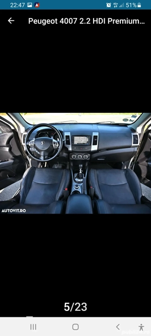 Peugeot 4007 an 2010 motorina - imagine 5