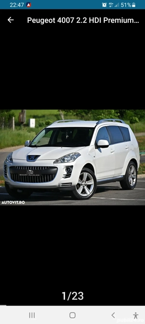 Peugeot 4007 an 2010 motorina - imagine 4